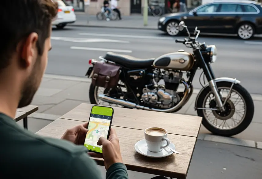 Alle Funktionen der Fahrzeugortung von Autoskope: Fahrzeugortung, Diebstahlschutz, Fernsteuerung, Routenverfolgung, Fahrtenliste, Schnellstes Fahrzeug und weitere.